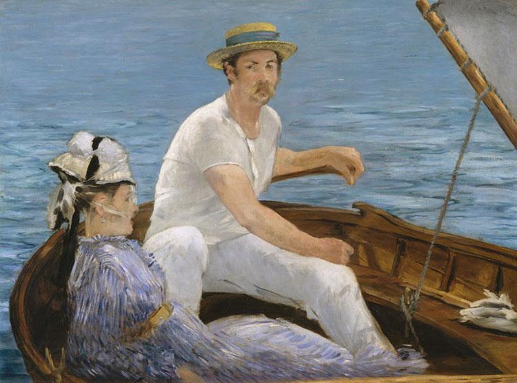 Edouard Manet Boating (nn02) Germany oil painting art